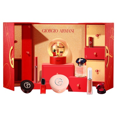 【情人节礼物】阿玛尼倒计时明星盲盒礼盒口红香水气垫彩妆套装