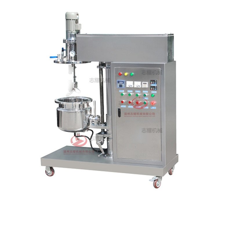 实验室研发乳膏高速剪切真空均质乳化机 小型升降式凝胶乳化罐