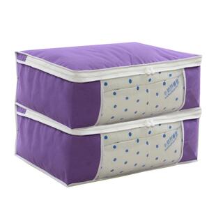 衣服打包袋 无纺布衣物收纳袋透明窗整理袋超大号棉被子防尘环保