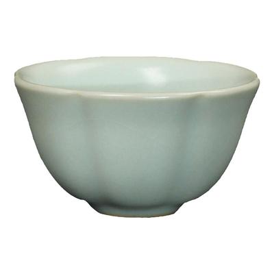 柏采窑仲夏倩荷杯停产老粉青茶杯