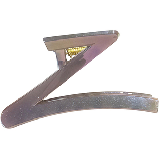 高级感小众Z字形抓夹女渐变紫发夹2026新款大号鲨鱼夹后脑勺头饰