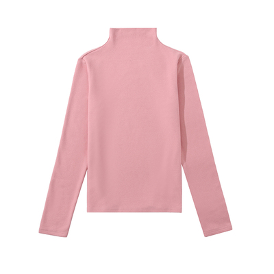 儿童莫代尔半高领长袖T恤打底衫