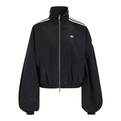 Adidas/阿迪达斯正品三叶草女士漏斗领运动宽松夹克KY5045