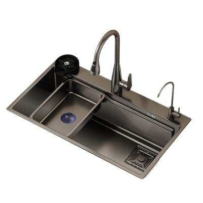 JOMOW加厚大单槽纳米厨房水槽洗菜盆304不锈钢厨房洗碗水池JMW05