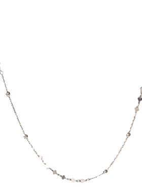 丽沁纯银亮面choker锁骨链