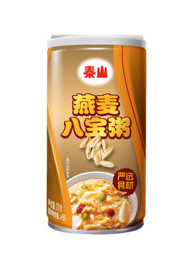 泰山燕麦八宝粥370克*6罐 拆箱发货 学生早餐方便速食罐头