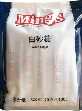 Mings铭氏条形咖啡白糖包5g*100