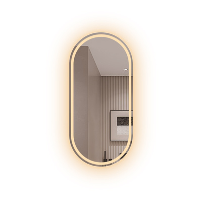 智能浴室镜卫生间防雾椭圆
