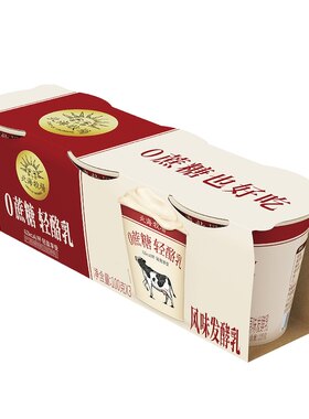 北海牧场低温酸奶轻酪乳12杯