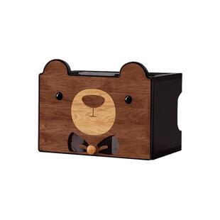 中古风路由器收纳盒上墙免打孔电视柜机顶盒遮丑电线隐藏装饰神器