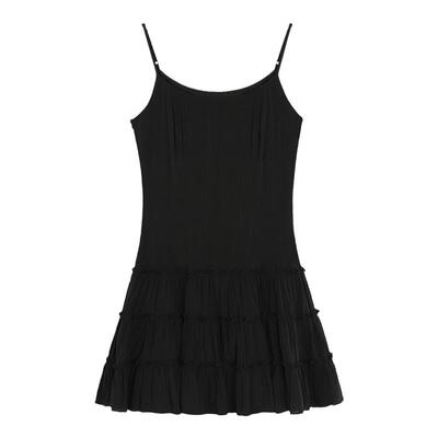 设计感法式蛋糕连衣裙