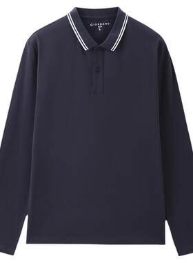 Giordano/佐丹奴长袖POLO纯棉