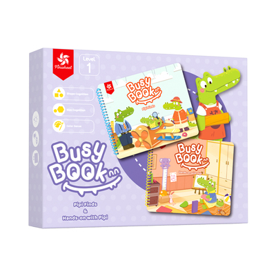 Pinwheel小鳄鱼安静忙碌书早教