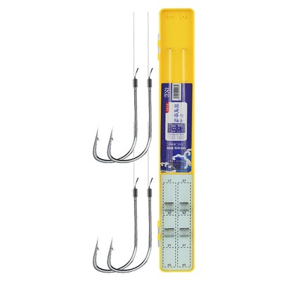 久岩强硬锋袖子线双钩成品鲫鱼钩