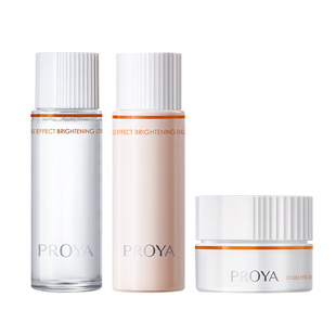 珀莱雅3.0双抗水乳旅行套装美白补水紧致抗皱精华爽肤水小样正品