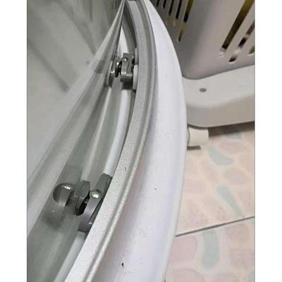 滑轮卫生间铝架沐浴房摇摆推拉老式吊轮双轮圆弧浴室淋浴房双吊