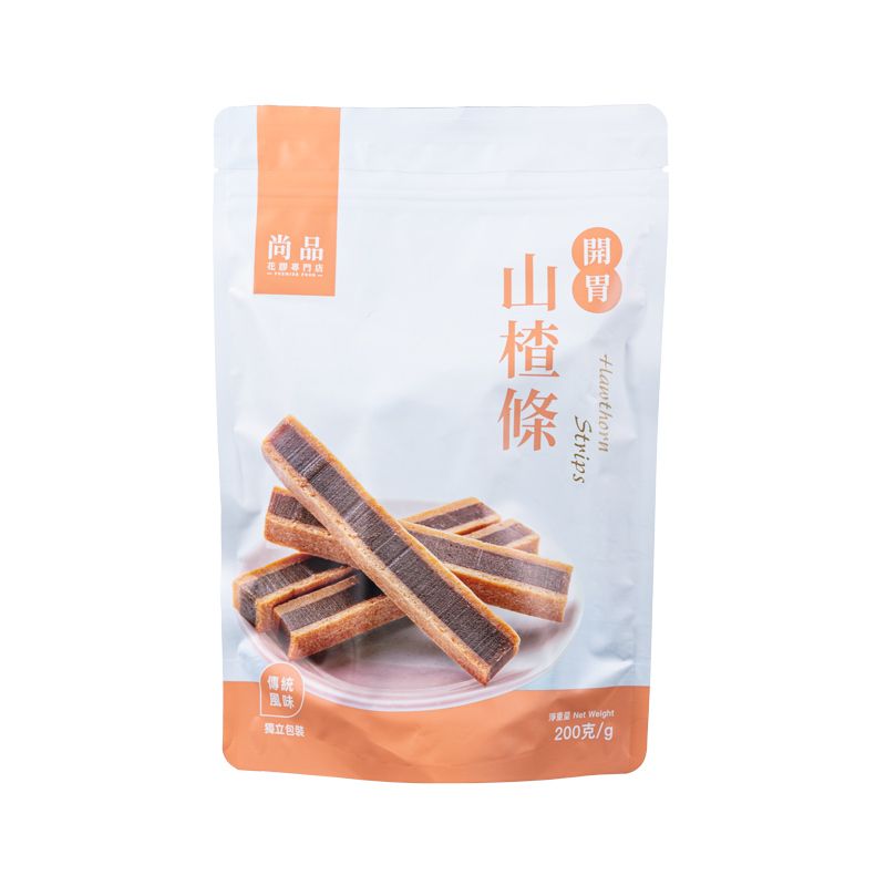 香港进口版尚品 山楂条200克海味袋装开胃山楂修零食包装休闲食品
