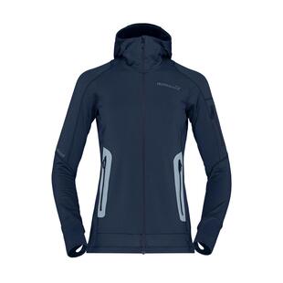 NORRONA falketind Polartec PowerGrid 女子 保暖  连帽抓绒衣
