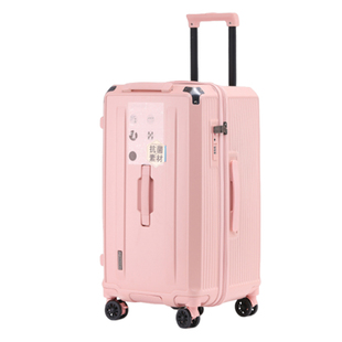 佳希尔行李箱女超大容量加厚纯PC材质拉链款旅行箱商务拉杆箱