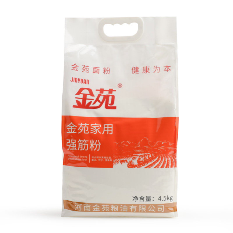 金苑高筋面粉4.5kg袋装饺子拉面