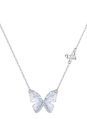 轻奢小众蝴蝶项链精致时尚