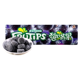 【年货送礼】雀巢趣满果凝胶糖果果汁软糖黑加仑味可口零食儿