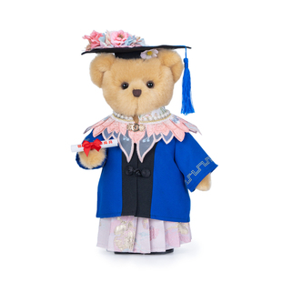 bears'home熊之家毕业熊玩偶公仔汉服硕士小熊礼物形象专属定制