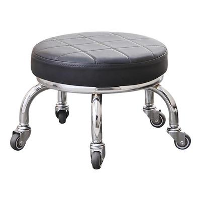 家用滑轮矮凳圆凳子美缝凳子小凳子修脚矮凳儿童学步凳小板凳凳子