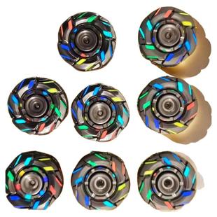 暴躁08夜光指尖发光陀螺金属手转解压神器黑科技不锈钢edc玩具