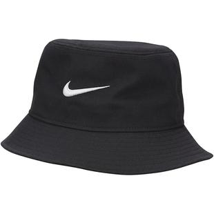 Nike耐克男女帽子渔夫帽夏季梭织运动帽刺绣小勾遮阳帽FB5382-010