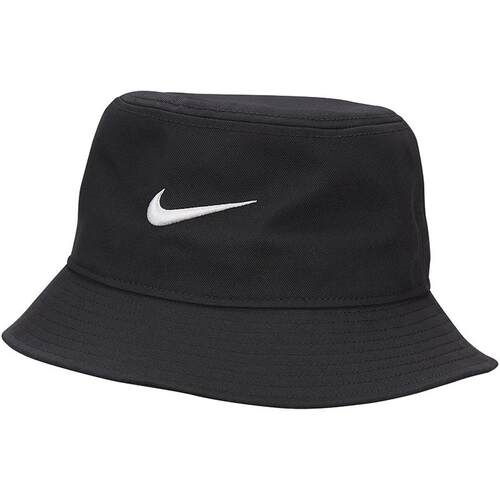 Nike耐克男女帽子渔夫帽夏季梭织运动帽刺绣小勾遮阳帽FB5382-010