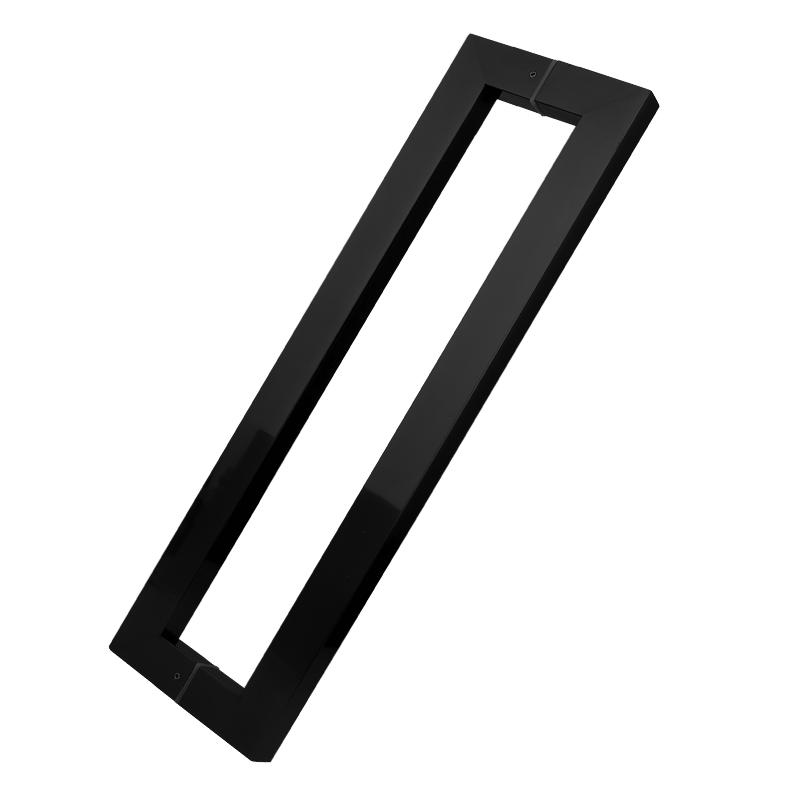 玻璃门拉手不锈钢方管门把手大门推拉门木门哑黑钛玫瑰金钛金拉丝