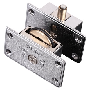 橱衣柜鞋柜家具实木推拉移门导轨趟门滑轮配套配件 塑料上下凹轮