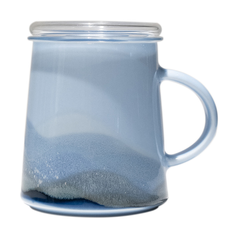 陶瓷马克杯茶水分离杯办公喝茶杯