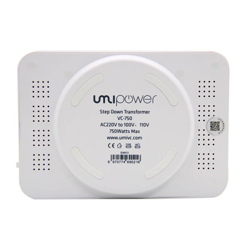 umi变压器220V转110V 750W日本美国电器用电源电压转换器100V优美
