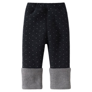 女童裤子冬装2025新款宝宝加绒加厚休闲裤冬季儿童公主保暖打底裤