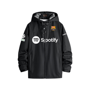 2324巴萨巴塞罗那主场球衣外套9号莱万加维佩德里球迷版足球夹克