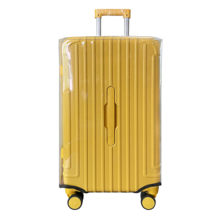 加厚运动款行李箱保护套胖子耐磨防水地平线汉客透明拉杆箱防尘罩