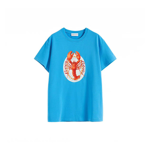 Short Sentence短句 26春夏新品龙虾印花短袖上衣女 YOUNGC买手店