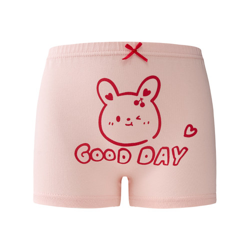 女童内裤新款纯棉a类儿童平角四角短裤小童宝宝女孩中大童全棉裆