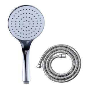 【不增压】酒店用花洒12cm粗孔大出水喷头软管民宿宾馆旅馆莲蓬头