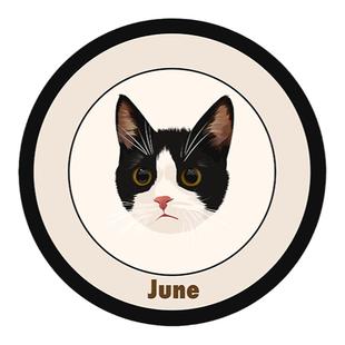 POOJI宠物定制地毯窝地垫轻奢牛奶绒可水洗猫咪狗狗来图DIY礼物