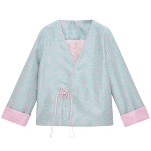 东方甄选新中式入青山外套国风长袖时尚上衣早秋穿搭秋装衣服服饰