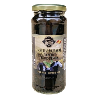 西班牙进口卡利亚去核黑橄榄罐头