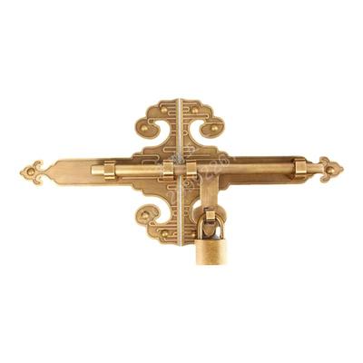 宏鹏五金大门明装铜插销