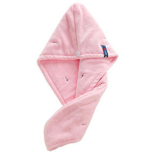 双层加厚干发帽超强吸水速干日本包擦洗长头发的毛巾成人可爱浴帽