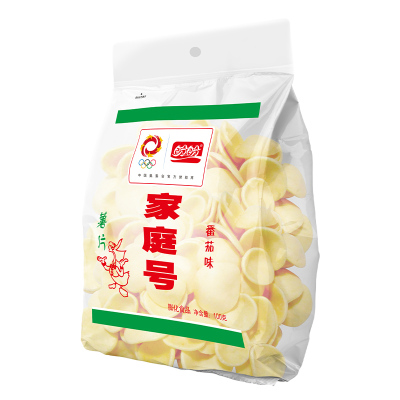 盼盼家庭号薯片烧烤味虾条解馋小零食小吃休闲食品大礼包整包批发