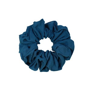 棉质刺绣的~手感超好大肠圈日韩国发绳头绳慵懒森系黄色发饰头饰