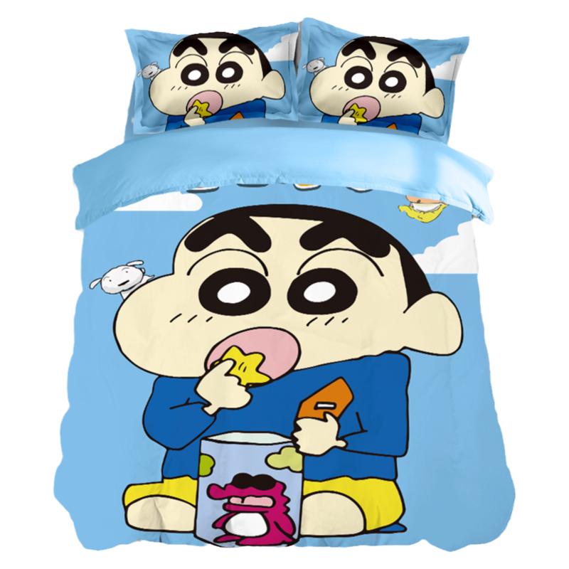 卡通动漫蜡笔小新儿童床品4件套