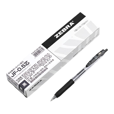 斑马笔芯黑色速干JJ15中性笔替芯